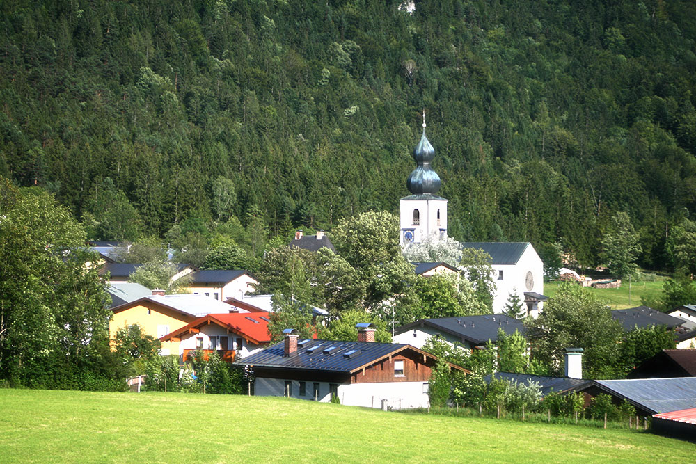 Blick auf die Gemeinde Winkl / Bischofswiesen